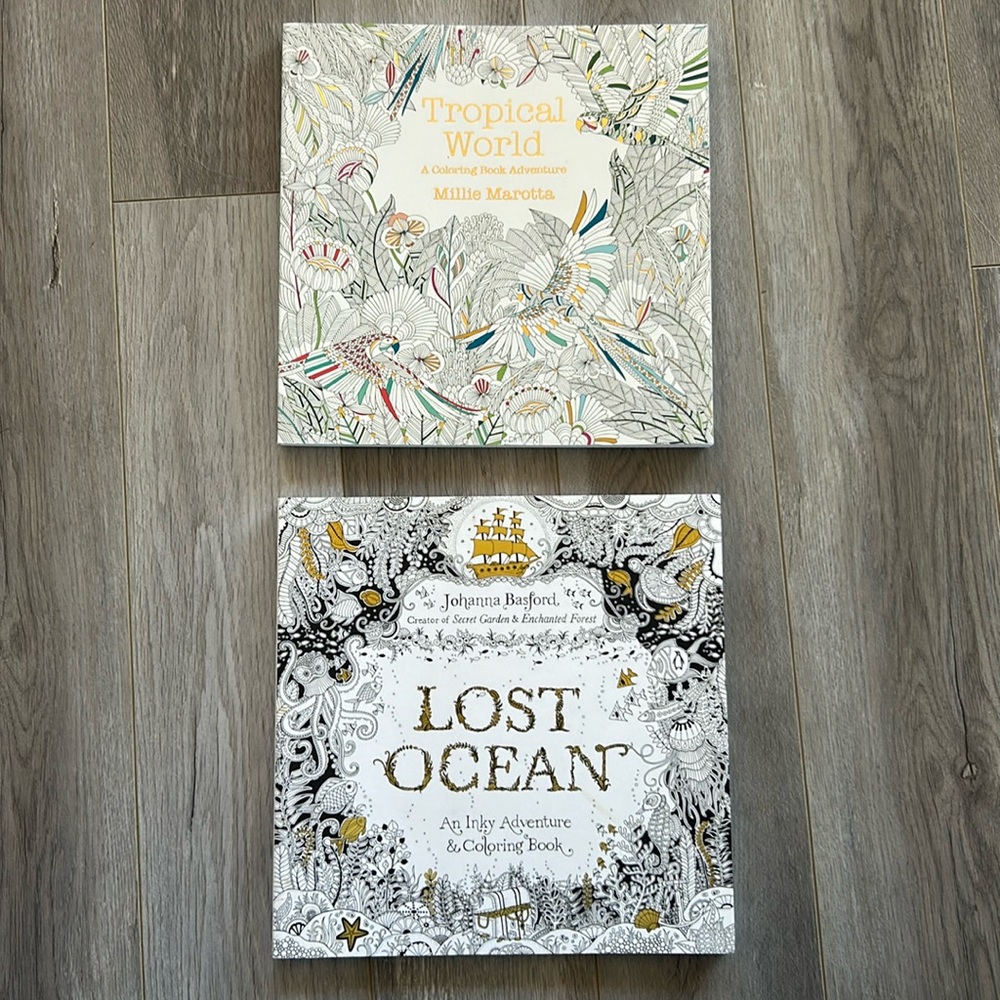 ✨TWO✨Adult Coloring Books